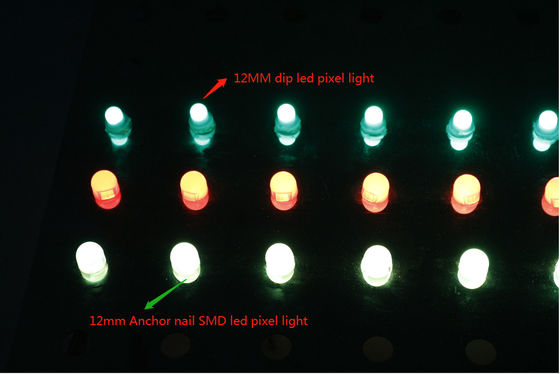 SMD 5050 Christmas Holiday Light 12mm Square Adressable 1903 DMX512 RGB Pixel LED Light
