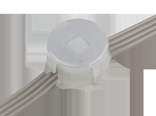 SMD5050 Outdoor RGB LED Point Light 120 Degree Beam Angle 0.3W DC12V PC Body