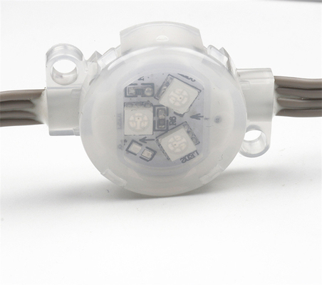 RGB Waterproof LED Point Light 30mm DC12V With IP67 Miracle Bean LED