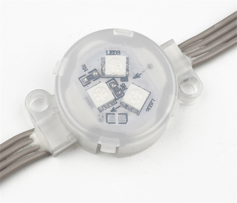 RGB Waterproof LED Point Light 30mm DC12V With IP67 Miracle Bean LED