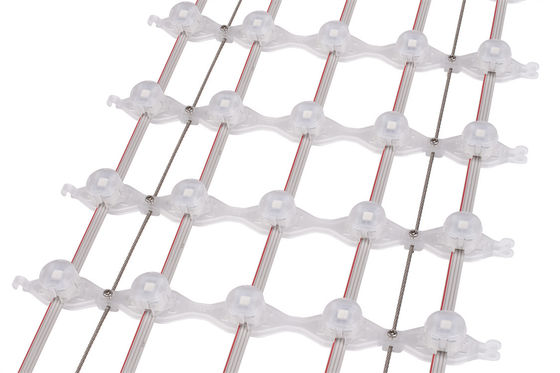 12V Window Glass LED Mesh Display 4000nits P60 with Taiwan Epistar LED Chip IP67