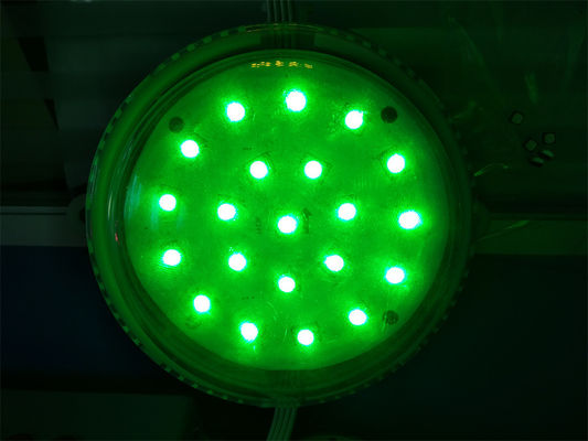100mm 24V SMD3535 RGB IP67 Waterproof LED Point Light with DMX512 Control and 180° Beam Angle