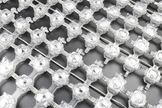 Flexible LED Mesh Curtain Screen Outdoor Display with IP67 Protection Class