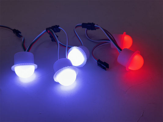 33mm 1W DC12V RGB LED Amusement Light Fairground Cabochon Lights Funfair Lighting