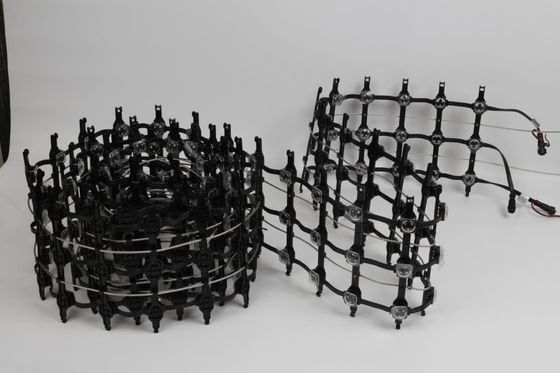 Custom P50 P62.5 P83.3 Transparent LED Mesh Outdoor Display Grid Module