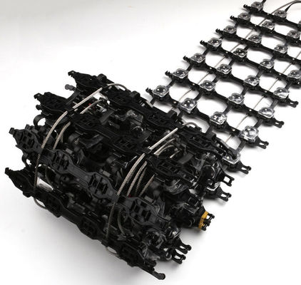 Outdoor LED Net Screen Facade P167 Full-Color Advertising Display with DMX512 Control