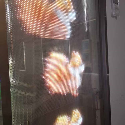P8 indoor Smart Crystal Mesh Adhesive Ultra Thin Flexible Transparent Display Panel Module LED Film Pantalla Screen For