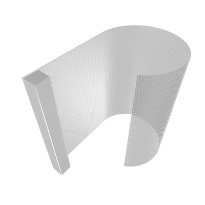 Flexible transparency adhesive LED Film Screen thin Advertising Video Wall P16DC5V WE2121RGB 16bit