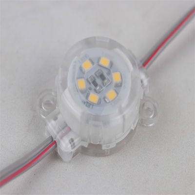 led point light Permanent Holiday Decoration Light House DC9V 0.75W 25mm Outdoor Waterproof LED Point Lamp RGBW