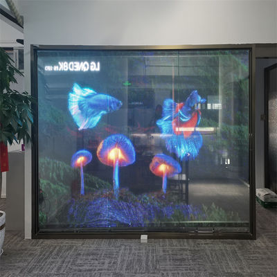 Customized LED Transparent Film Screen for Advertising Video Wall P6DC5V WE1314RGB 16bit