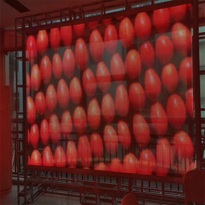 Super Slim Flexible Transparent LED Film Adhesive Advertising LED Display for Retail Store Use DC5V P4