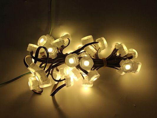 Hot Sale Christmas Lights IP67 Waterproof RGB LED Outdoor Eaves Light String WiFi App Controlled Holiday Garden Point