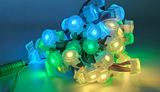 Waterproof Outdoor  PC Body 1W Epistar Chip 20mm RGB LED Point Light