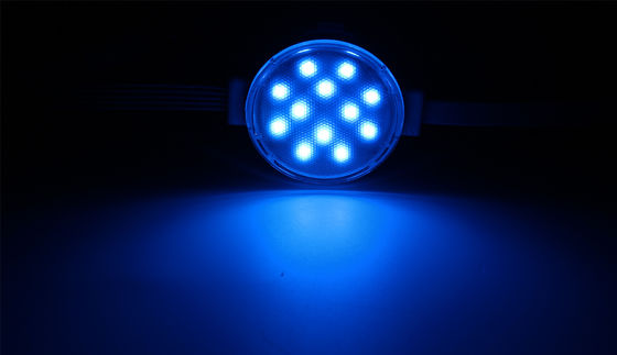 12leds color 24V 50mm point light source DMX512 decorative pixel light