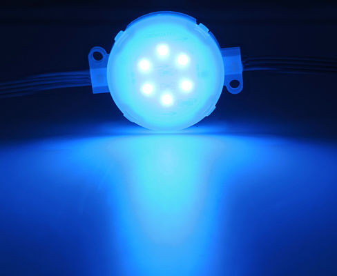 SMD5050 1.5W RGB LED Pixel Point Light for Outdoor Lighting 50mm Building House IP67 Waterproof 24V