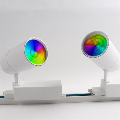 Modern Rail Lighting System LED Track Light with 40W RGBW 2000LM Aluminum Alloy Angle Adjustment