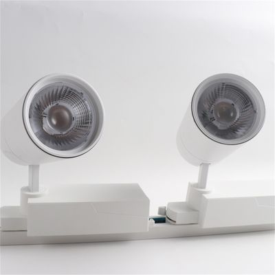 Surface Mount Magnetic Track Light 40W RGBW Black/White Aluminum Body
