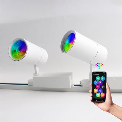Asian Style 360 Adjustable Movable LED Track Lights Disassembled Moving Heads For Meal Bar
