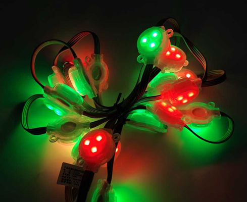 DC 12V 3 pcs SMD 5050 Diffused RGB LED Pixel , Addressable RGB LED Strip 30mm led pixel point light