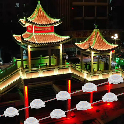 Permanent Aluminum Track RGB 30mm 24V LED Pixel Lights for Outdoor Holiday Decor IP67 Rated