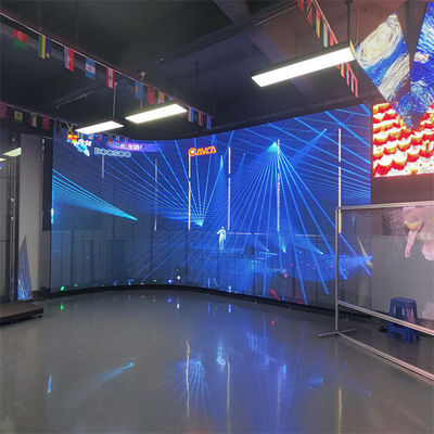 P2.6 Led Transparent Screen Display Grille Full Color Led Ice Screen Indoor Electronic Advertising Screen Glass Window