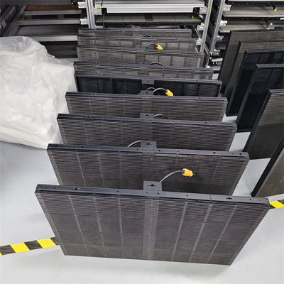Aluminum Material Waterproof IP67 Full Color High Brightness Pixel Led Mesh Display for Large Indoor Glass LED Panel Screen