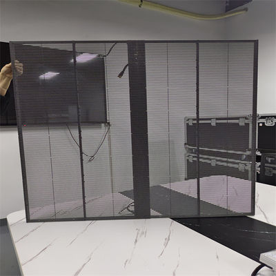 Aluminum Material Waterproof IP67 Full Color High Brightness Pixel Led Mesh Display for Large Indoor Glass LED Panel Screen