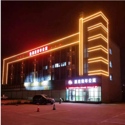 Permanent Building Roof Outdoor Smart Home 2835 30mm 12V Double Side Aluminum Profile Light Led Point Pixel Light