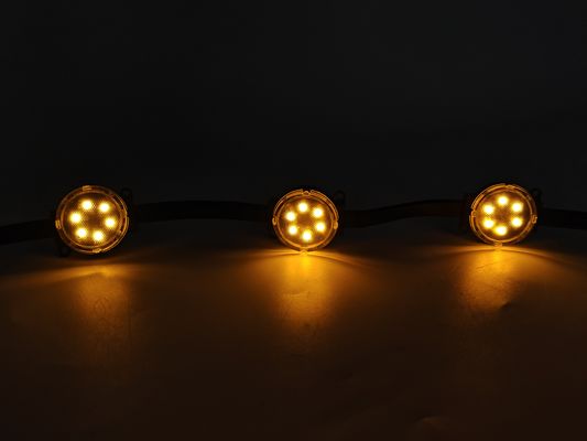 24V Smart RGB LED Pixel Lights Christmas Navidad Outdoor Holiday Lights P67 PC Body Permanent Holiday