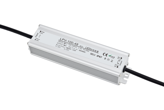 High Efficiency 100W Waterproof Aluminum 12/24/48V Led Power Supply for LED Lighting