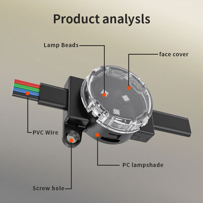 25mm Outdoor LED Point Light with IP67 Waterproof and Adjustable Color Temperature for Decorative Lighting