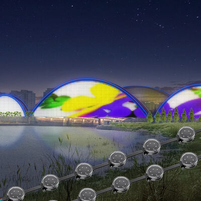 Outdoor IP67 36V Long Distance Waterproof 40mm Pixel LED Point Light Source White Emitting Permanent LED Pixel Light