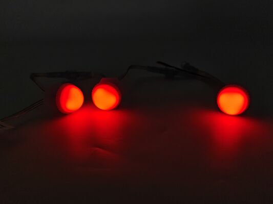 33mm Diameter IP67 Waterproof Full Color RGB LED Point Light for Outdoor Amusement Park Decoration