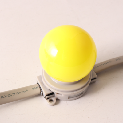 40mm IP67 RGB LED Pixel Point Light DC24V Christmas Holiday Decoration for Outdoor Building Eaves Garden Festival
