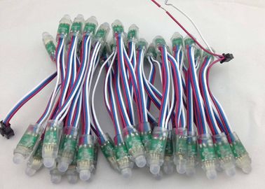IC Model 9823 RGB LED Pixel LED Chain Light with RED Wire + white - Blue
