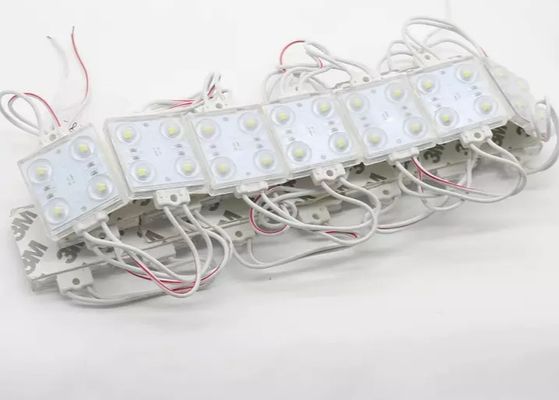 12V Square Led Module For Advertising Box 4leds 1w Outdoor White Led Backlight Module