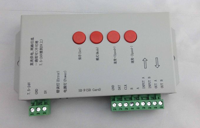 Programmable 1W T-1000S 128MB-2GB Capacity LED Light Controller 0